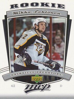 Mikko Lehtonen - 2006/2007 Upper Deck MVP Rookie Card